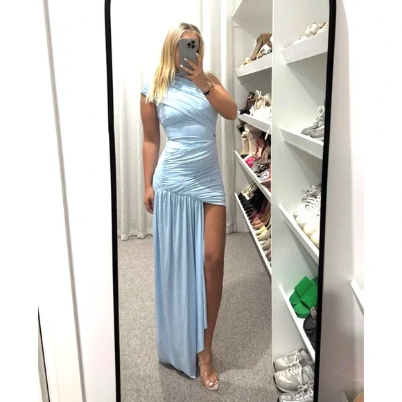 DE LA VALI ravenna mini dress In Blue US 6 - Picture 3 of 9